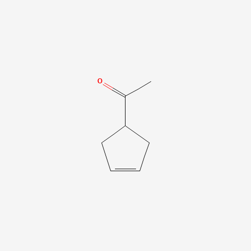 1-cyclopent-3-en-1-ylethanone (CAS: 20521-56-6) - Chemical Structure and Molecular Formula 