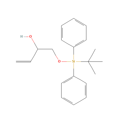 1-[tert-butyl(diphenyl)silyl]oxybut-3-en-2-ol (CAS: 177032-63-2) - Related Chemical Product