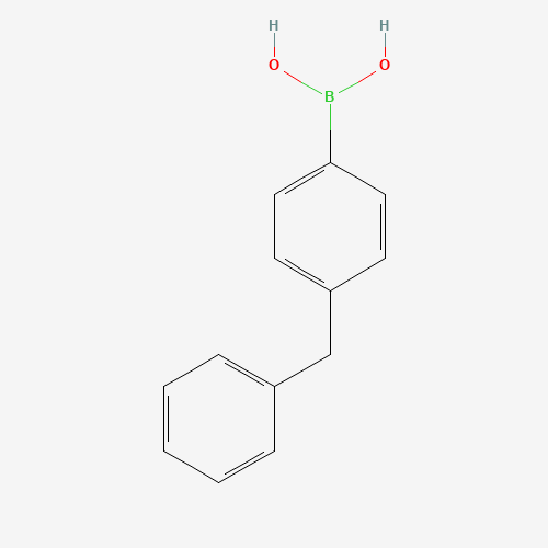 (4-benzylphenyl)boronic acid (CAS: 56311-13-8) - Chemical Structure and Molecular Formula 