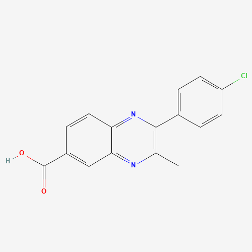 2-(4-chlorophenyl)-3-methylquinoxaline-6-carboxylic acid (CAS: 1383704-51-5) - Related Chemical Product