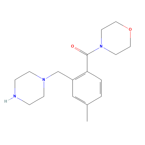 [4-methyl-2-(piperazin-1-ylmethyl)phenyl]-morpholin-4-ylmethanone (CAS: 1460037-41-5) - Related Chemical Product