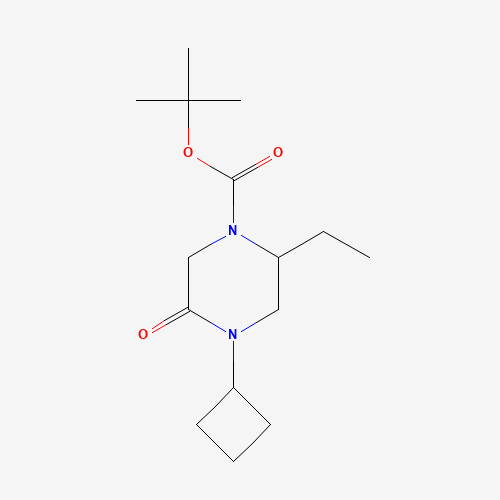 tert-butyl 4-cyclobutyl-2-ethyl-5-oxopiperazine-1-carboxylate (CAS: 1284249-48-4) - Related Chemical Product