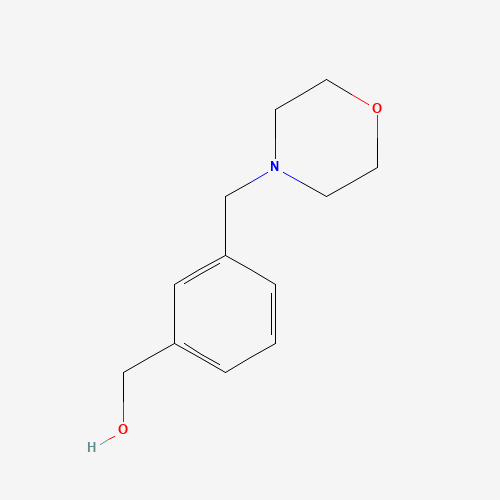 [3-(morpholin-4-ylmethyl)phenyl]methanol (CAS: 91271-64-6) - Chemical Structure and Molecular Formula 