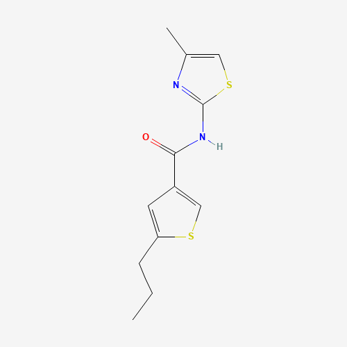 N-(4-methyl-1,3-thiazol-2-yl)-5-propylthiophene-3-carboxamide (CAS: 1032227-41-0) - Related Chemical Product