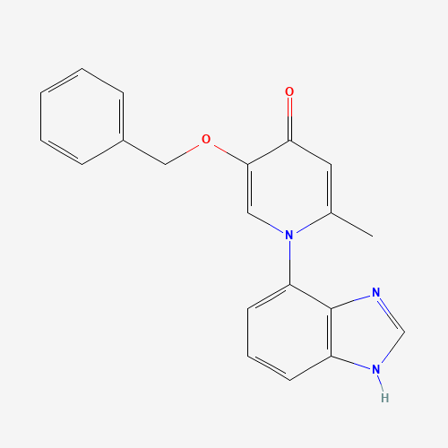 1-(1H-benzimidazol-4-yl)-2-methyl-5-phenylmethoxypyridin-4-one (CAS: 1333331-92-2) - Related Chemical Product