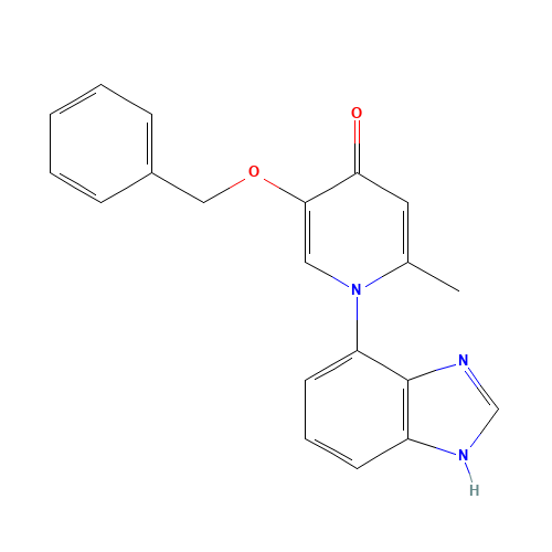1-(1H-benzimidazol-4-yl)-2-methyl-5-phenylmethoxypyridin-4-one (CAS: 1333331-92-2) - Related Chemical Product