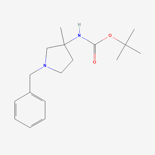 tert-butyl N-(1-benzyl-3-methylpyrrolidin-3-yl)carbamate (CAS: 181114-75-0) - Related Chemical Product