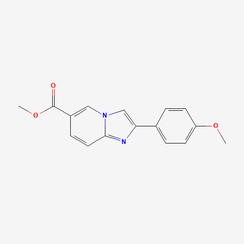 methyl 2-(4-methoxyphenyl)imidazo[1,2-a]pyridine-6-carboxylate (CAS: 866050-80-8) - Related Chemical Product