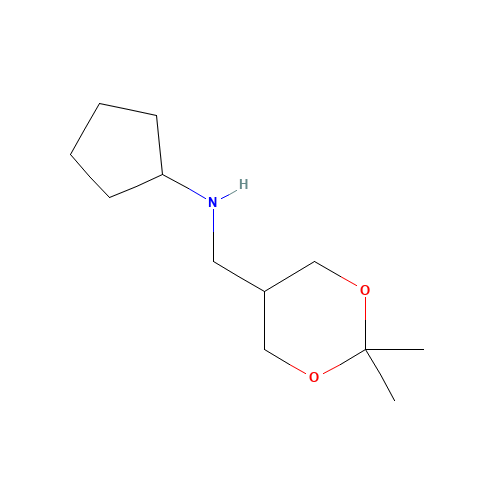 N-[(2,2-dimethyl-1,3-dioxan-5-yl)methyl]cyclopentanamine (CAS: 1233561-17-5) - Related Chemical Product