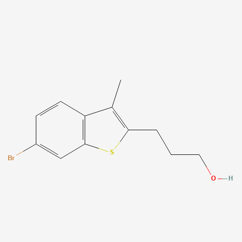 3-(6-bromo-3-methyl-1-benzothiophen-2-yl)propan-1-ol (CAS: 863118-67-6) - Related Chemical Product
