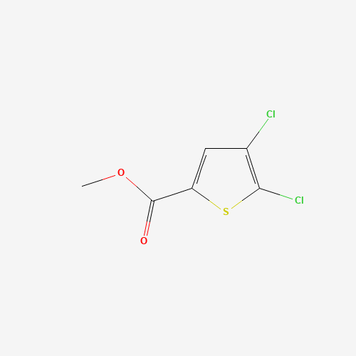 methyl 4,5-dichlorothiophene-2-carboxylate (CAS: 89281-29-8) - Chemical Structure and Molecular Formula 