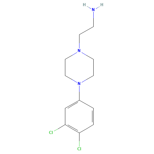 2-[4-(3,4-dichlorophenyl)piperazin-1-yl]ethanamine (CAS: 110624-42-5) - Related Chemical Product