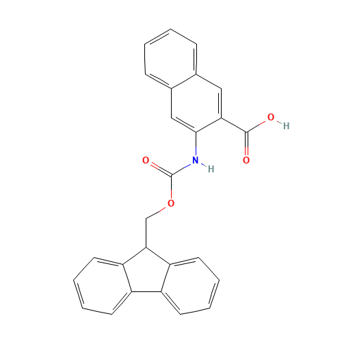 3-(9H-fluoren-9-ylmethoxycarbonylamino)naphthalene-2-carboxylic acid (CAS: 372159-75-6) - Related Chemical Product