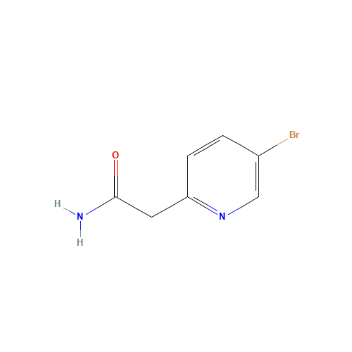 2-(5-bromopyridin-2-yl)acetamide (CAS: 1335055-45-2) - Chemical Structure and Molecular Formula 
