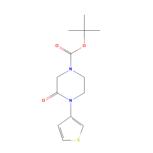 tert-butyl 3-oxo-4-thiophen-3-ylpiperazine-1-carboxylate (CAS: 1154868-67-3) - Related Chemical Product