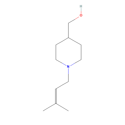 [1-(3-methylbut-2-enyl)piperidin-4-yl]methanol (CAS: 152902-78-8) - Related Chemical Product