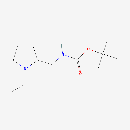 tert-butyl N-[(1-ethylpyrrolidin-2-yl)methyl]carbamate (CAS: 883555-07-5) - Related Chemical Product