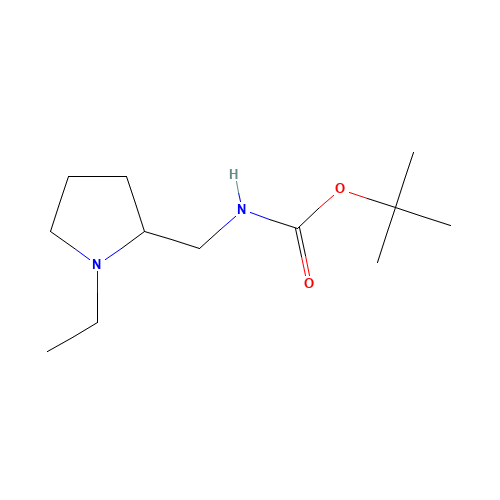 tert-butyl N-[(1-ethylpyrrolidin-2-yl)methyl]carbamate (CAS: 883555-07-5) - Related Chemical Product