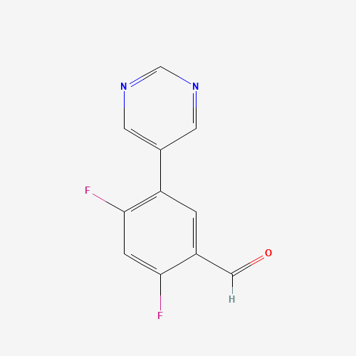 2,4-difluoro-5-pyrimidin-5-ylbenzaldehyde (CAS: 1415208-99-9) - Related Chemical Product