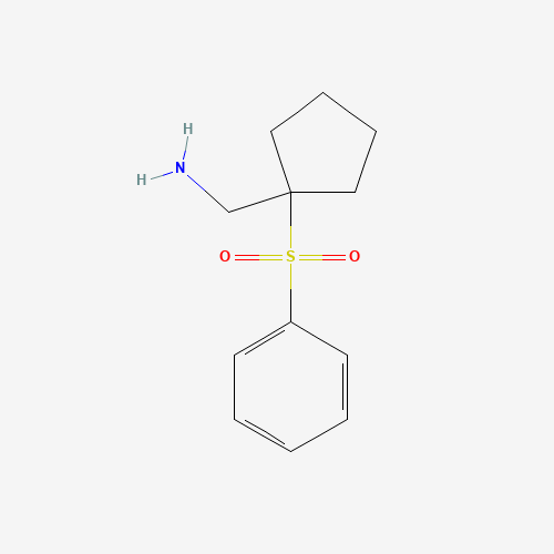 [1-(benzenesulfonyl)cyclopentyl]methanamine (CAS: 1114822-88-6) - Related Chemical Product