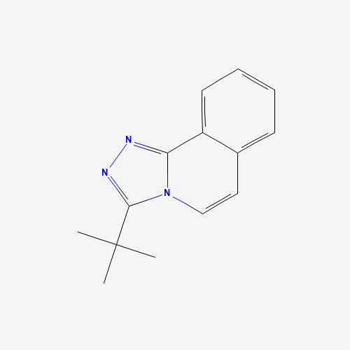 3-tert-butyl-[1,2,4]triazolo[3,4-a]isoquinoline (CAS: 1238297-37-4) - Chemical Structure and Molecular Formula 