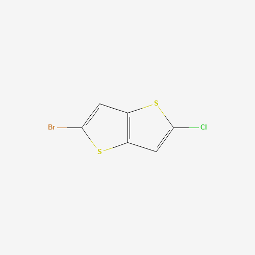 5-bromo-2-chlorothieno[3,2-b]thiophene (CAS: 1092352-31-2) - Chemical Structure and Molecular Formula 