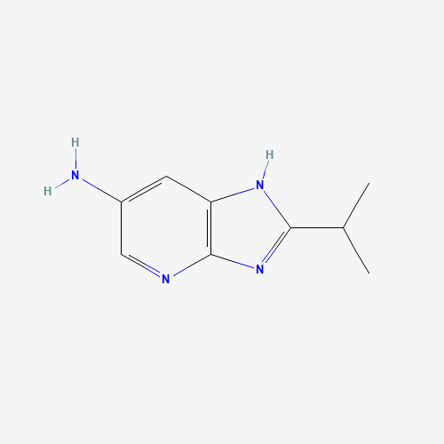 2-propan-2-yl-1H-imidazo[4,5-b]pyridin-6-amine (CAS: 1186224-85-0) - Chemical Structure and Molecular Formula 