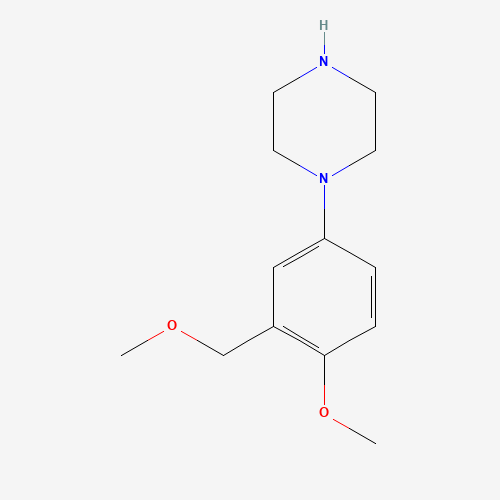 1-[4-methoxy-3-(methoxymethyl)phenyl]piperazine (CAS: 868244-68-2) - Related Chemical Product