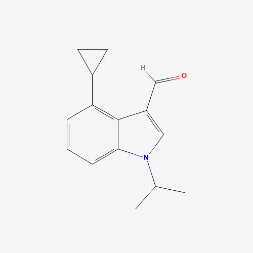 4-cyclopropyl-1-propan-2-ylindole-3-carbaldehyde (CAS: 1350760-56-3) - Related Chemical Product