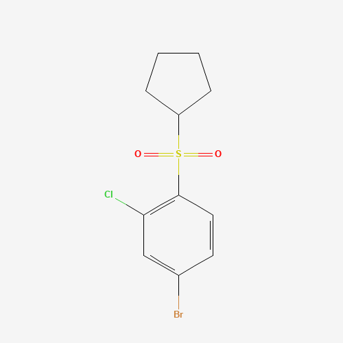 4-bromo-2-chloro-1-cyclopentylsulfonylbenzene (CAS: 1310950-01-6) - Related Chemical Product