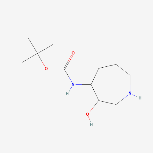tert-butyl N-(3-hydroxyazepan-4-yl)carbamate (CAS: 281221-21-4) - Related Chemical Product