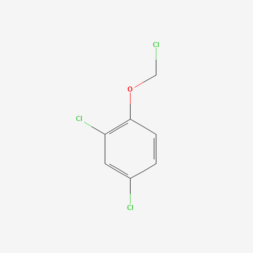 2,4-dichloro-1-(chloromethoxy)benzene (CAS: 13543-09-4) - Chemical Structure and Molecular Formula 