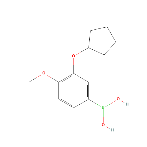 (3-cyclopentyloxy-4-methoxyphenyl)boronic acid (CAS: 159613-21-5) - Related Chemical Product