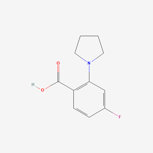4-fluoro-2-pyrrolidin-1-ylbenzoic acid (CAS: 952680-24-9) - Related Chemical Product