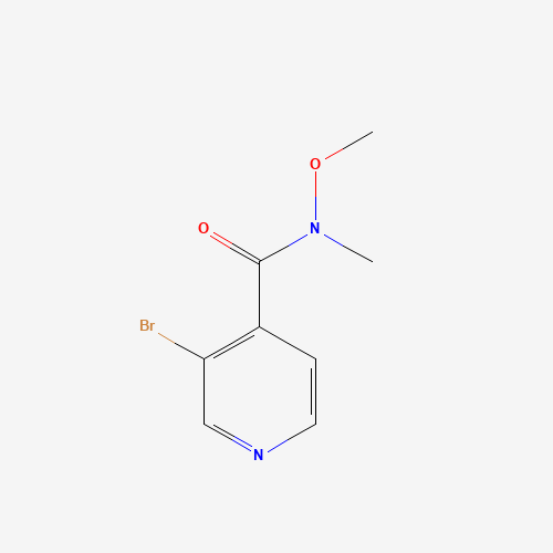 3-bromo-N-methoxy-N-methylpyridine-4-carboxamide (CAS: 909532-61-2) - Related Chemical Product