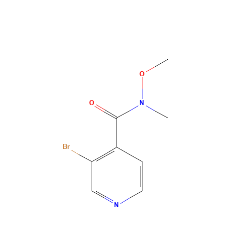 3-bromo-N-methoxy-N-methylpyridine-4-carboxamide (CAS: 909532-61-2) - Related Chemical Product