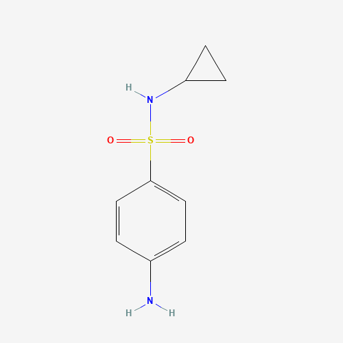 4-amino-N-cyclopropylbenzenesulfonamide (CAS: 177785-41-0) - Chemical Structure and Molecular Formula 