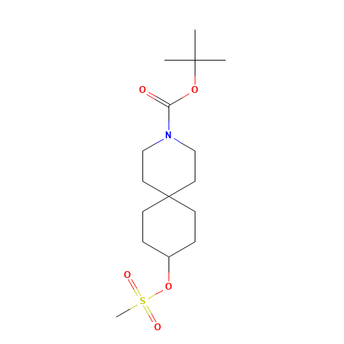 tert-butyl 9-methylsulfonyloxy-3-azaspiro[5.5]undecane-3-carboxylate (CAS: 1246508-18-8) - Related Chemical Product