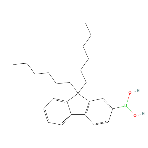 (9,9-dihexylfluoren-2-yl)boronic acid (CAS: 371193-08-7) - Related Chemical Product