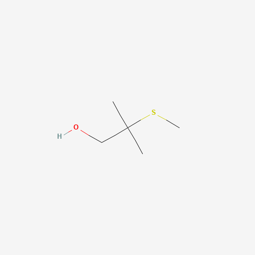 2-methyl-2-methylsulfanylpropan-1-ol (CAS: 27874-69-7) - Chemical Structure and Molecular Formula 