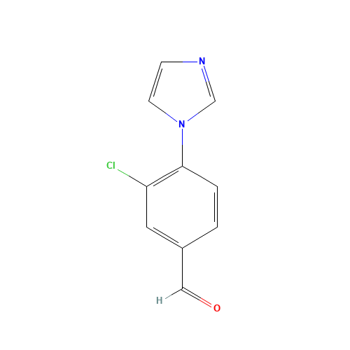 3-chloro-4-imidazol-1-ylbenzaldehyde (CAS: 870837-48-2) - Related Chemical Product