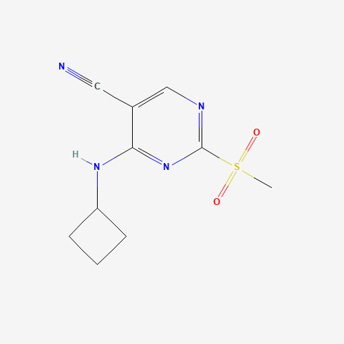 4-(cyclobutylamino)-2-methylsulfonylpyrimidine-5-carbonitrile (CAS: 1403865-67-7) - Related Chemical Product