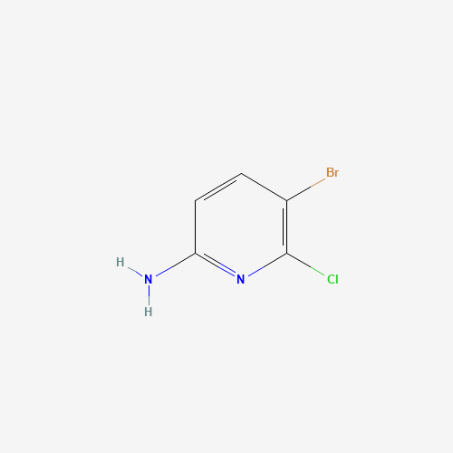 5-bromo-6-chloropyridin-2-amine (CAS: 358672-65-8) - Chemical Structure and Molecular Formula 