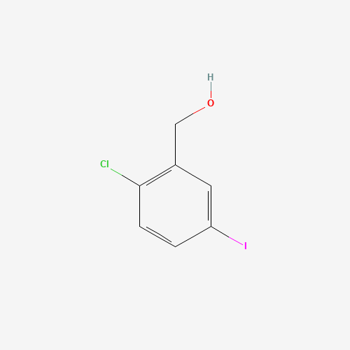 (2-chloro-5-iodophenyl)methanol (CAS: 1035155-69-1) - Chemical Structure and Molecular Formula 