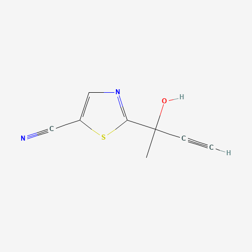 2-(2-hydroxybut-3-yn-2-yl)-1,3-thiazole-5-carbonitrile (CAS: 1202770-08-8) - Related Chemical Product
