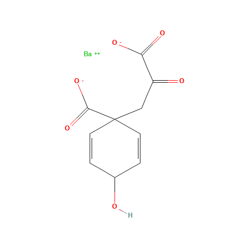 barium(2+);1-(2-carboxylato-2-oxoethyl)-4-hydroxycyclohexa-2,5-diene-1-carboxylate (CAS: 2931-08-0) - Related Chemical Product