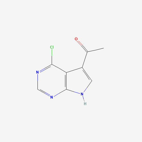 1-(4-chloro-7H-pyrrolo[2,3-d]pyrimidin-5-yl)ethanone (CAS: 1363381-59-2) - Related Chemical Product