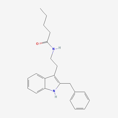 N-[2-(2-benzyl-1H-indol-3-yl)ethyl]pentanamide (CAS: 343263-95-6) - Related Chemical Product