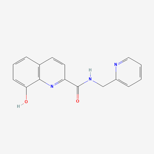 8-hydroxy-N-(pyridin-2-ylmethyl)quinoline-2-carboxamide (CAS: 648896-10-0) - Related Chemical Product