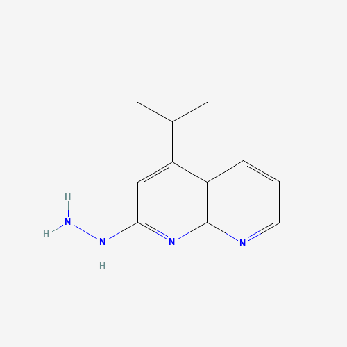 (4-propan-2-yl-1,8-naphthyridin-2-yl)hydrazine (CAS: 1285387-92-9) - Related Chemical Product